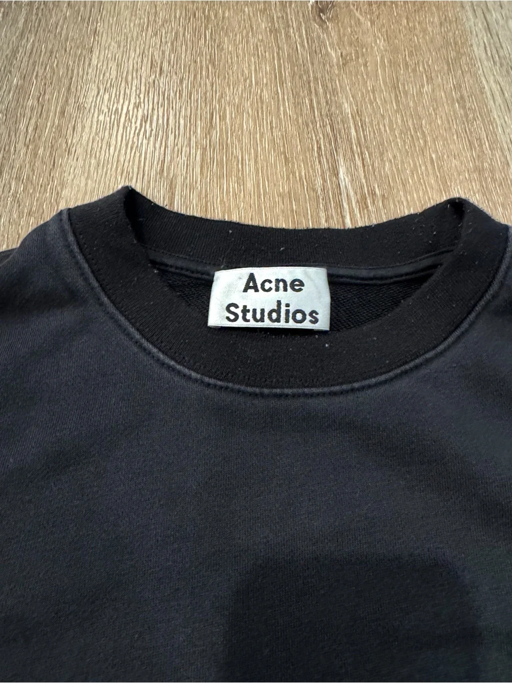 Acne Studios Black 'Photocopy' Crewneck Sweater